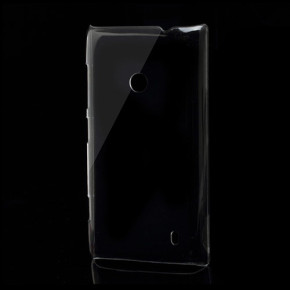 Ултра тънък предпазен твърд гръб кристално прозрачен за Nokia Lumia 520 / Nokia Lumia 525
